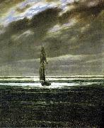Caspar David Friedrich, Seascape by Moonlight, also known as Seapiece by Moonlight